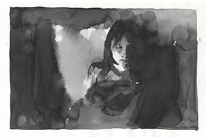Dibujo figura humana luces y sombras