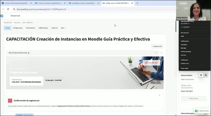 capacitación educación continua uc