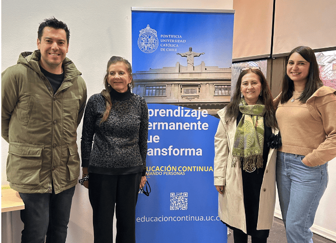 1 Jorge Cancino, Claudia Halabí, Ana María González y María José Luque
